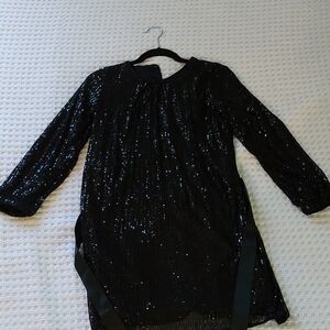 Mayoral Black Sequin Dress